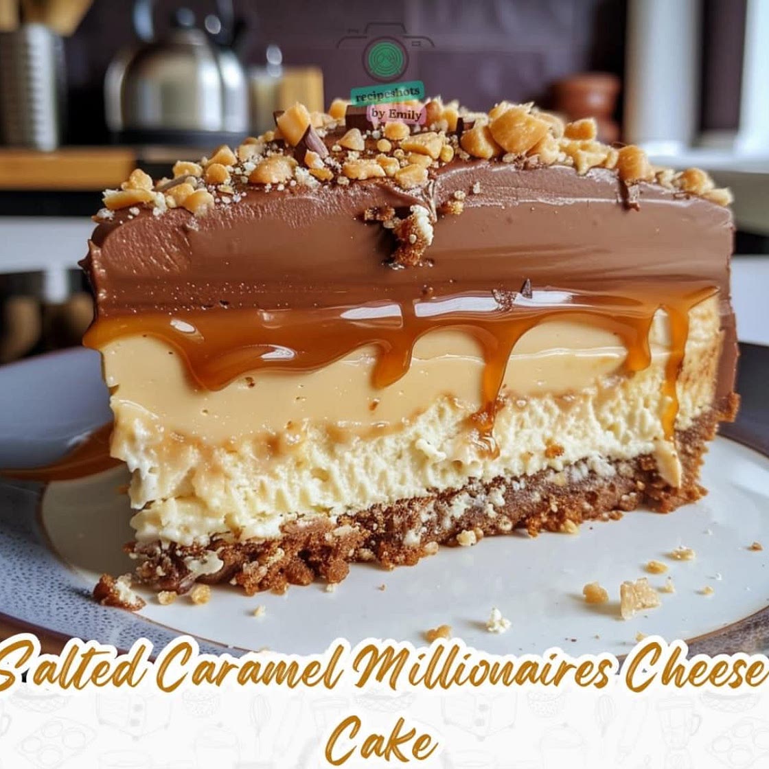 Salted Caramel Millionaires Cheesecake