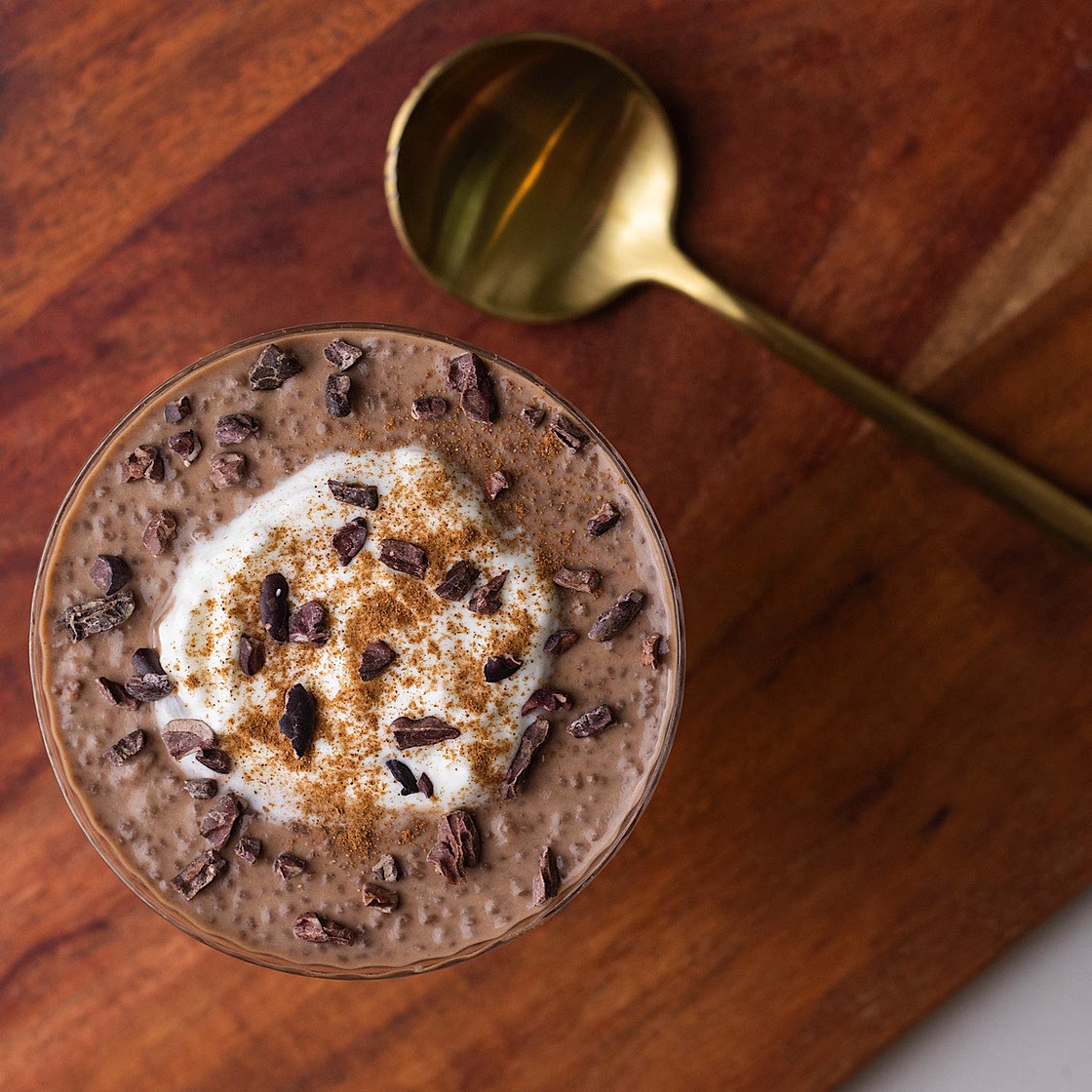 Chocolate Chia Pudding (High Protein)