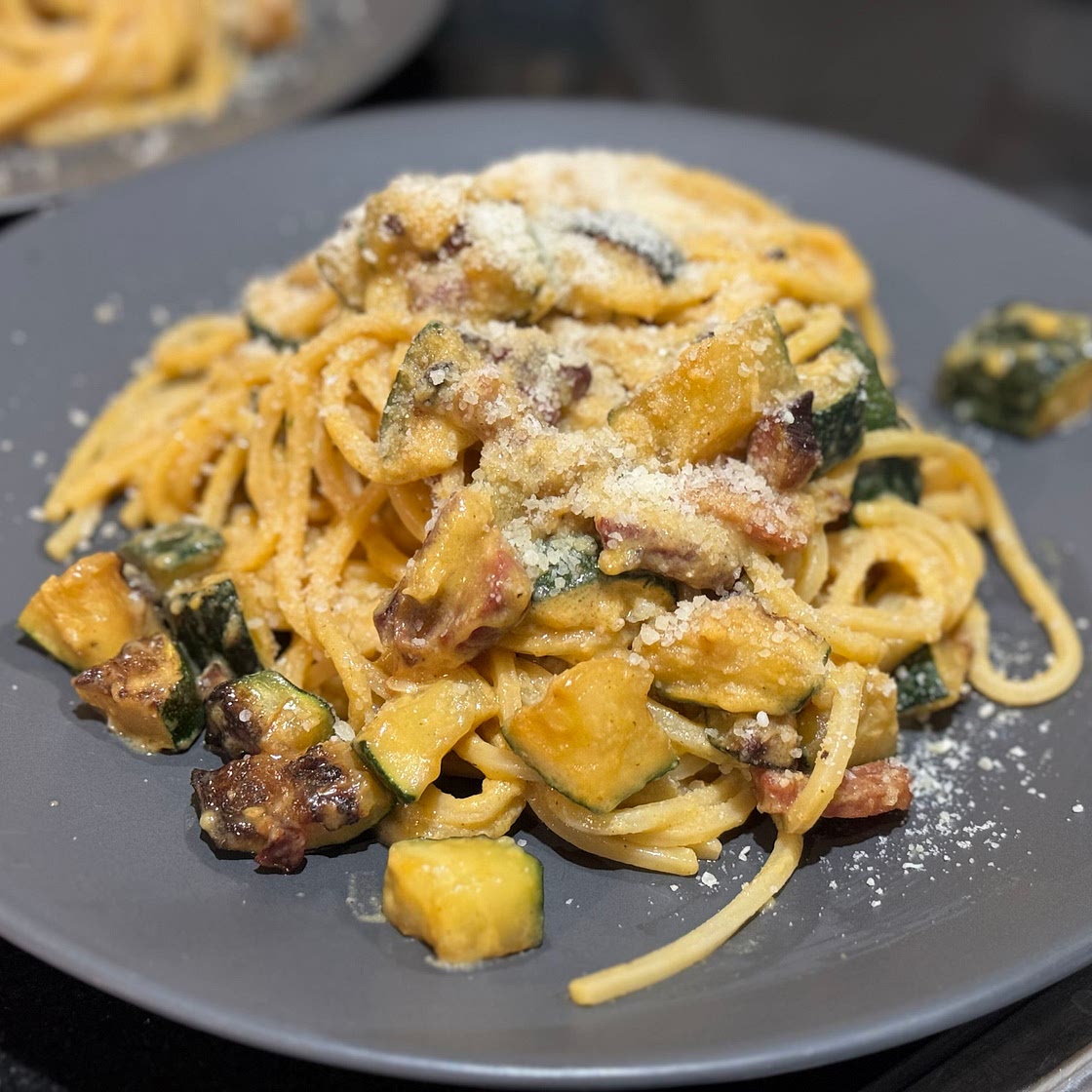 Courgette Carbonara
