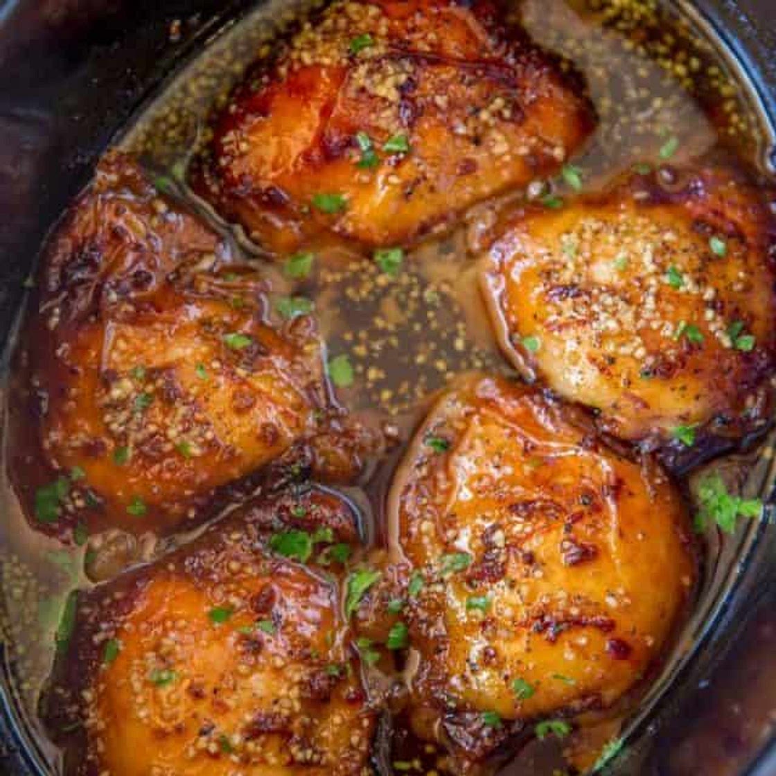 Brown sugar chicken thighs