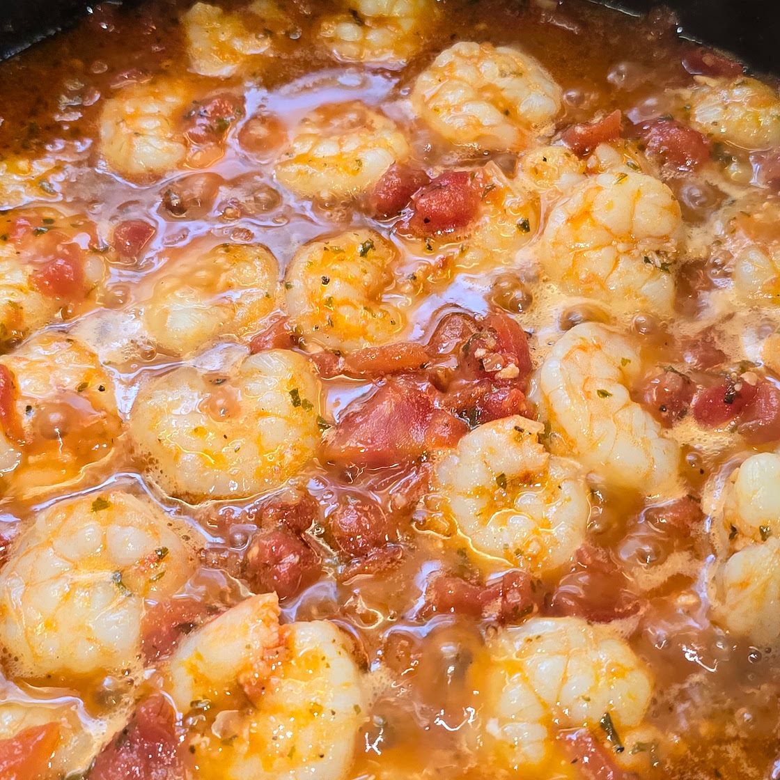 Mediterranean Shrimp Saganaki