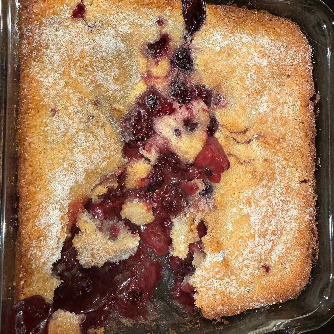 The Pioneer Women's Blackberry Cobbler