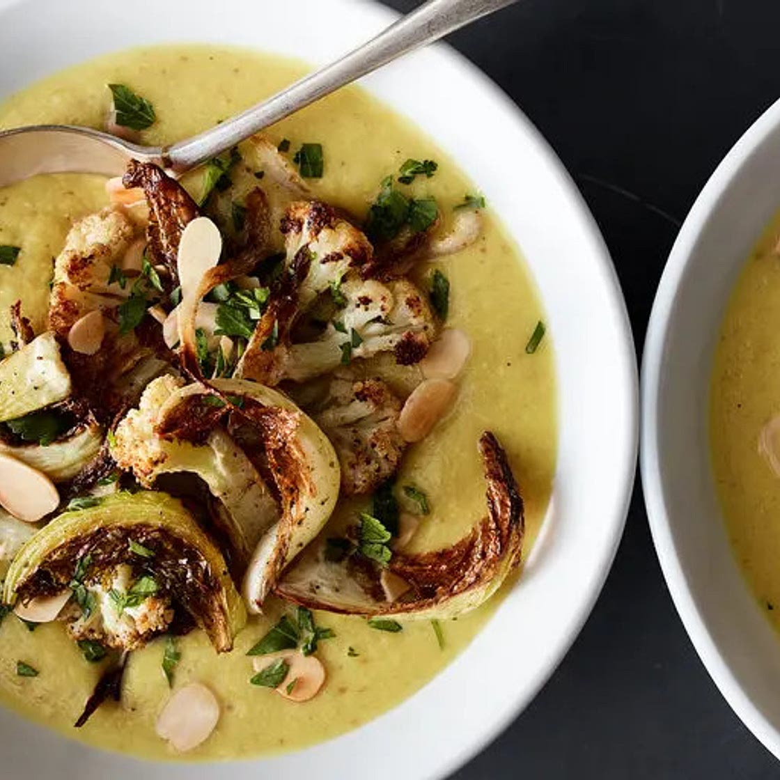 Roasted Cauliflower Soup