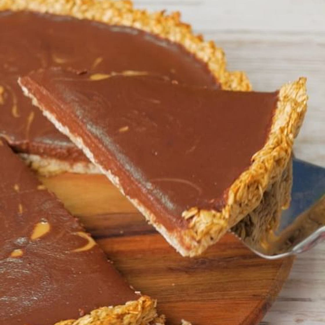 Tarte au chocolat super healthy 😍
