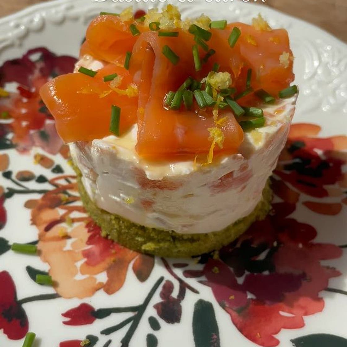 Cheesecake au saumon