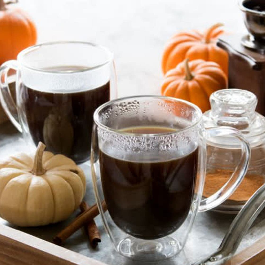 Pumpkin spice coffee