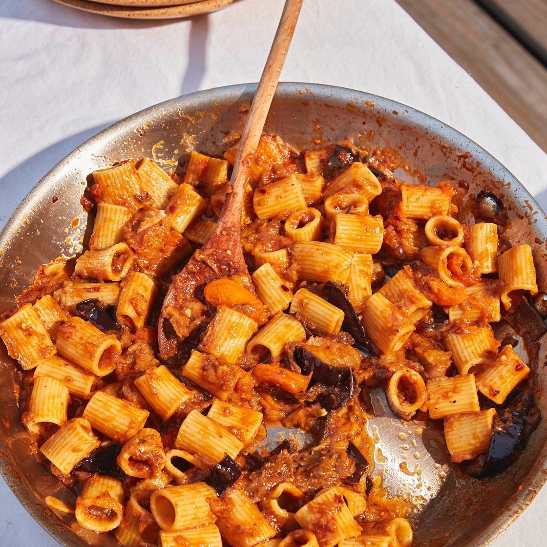 Roasted Eggplant Pasta with Parmesan Breadcrumbs — Alison Roman