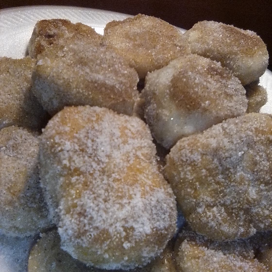 Apricot dumplings