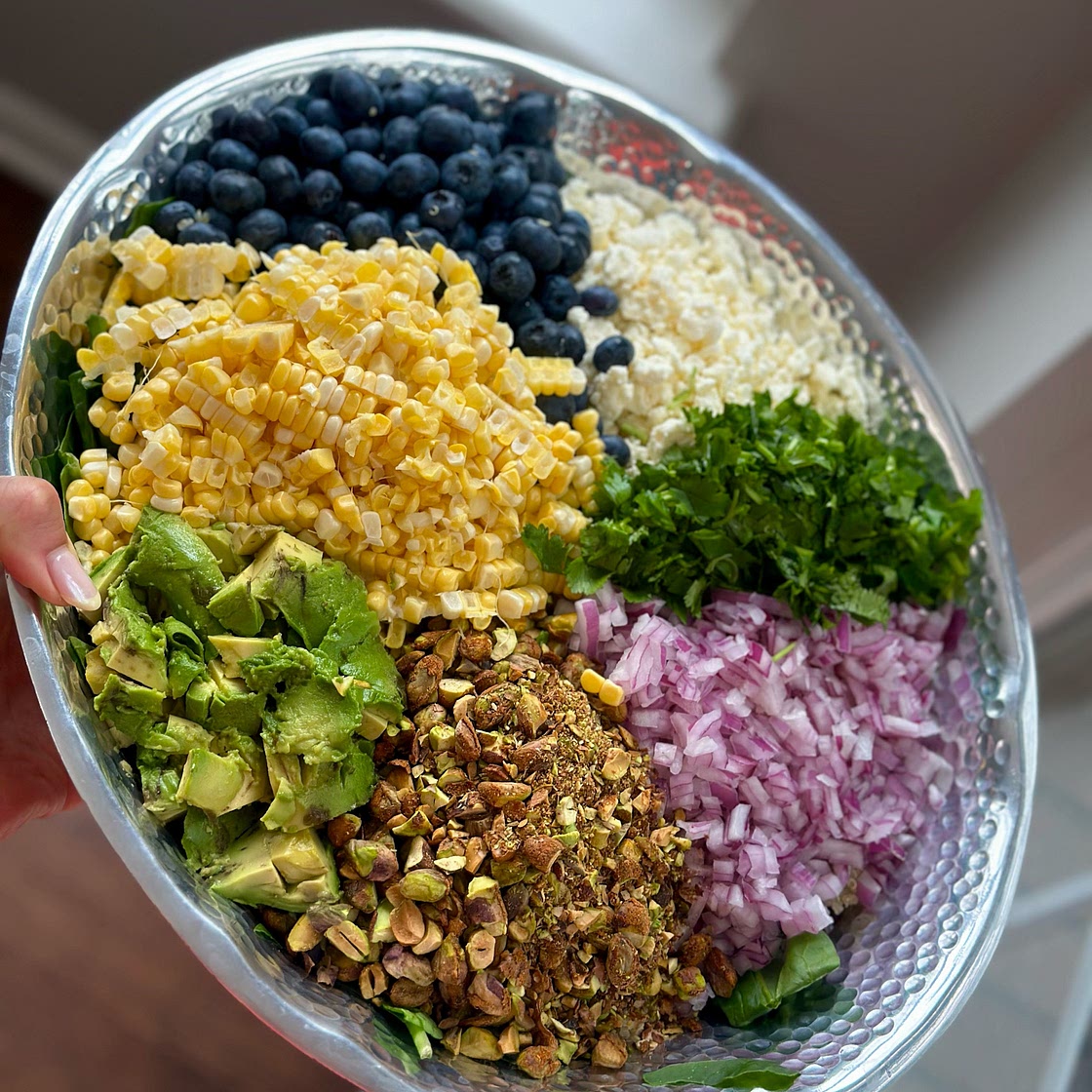 Avocado Blueberry Quinoa Salad