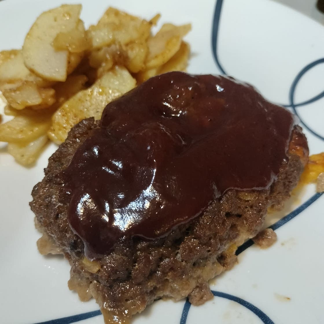 BBQ Cheddar Meatloaf