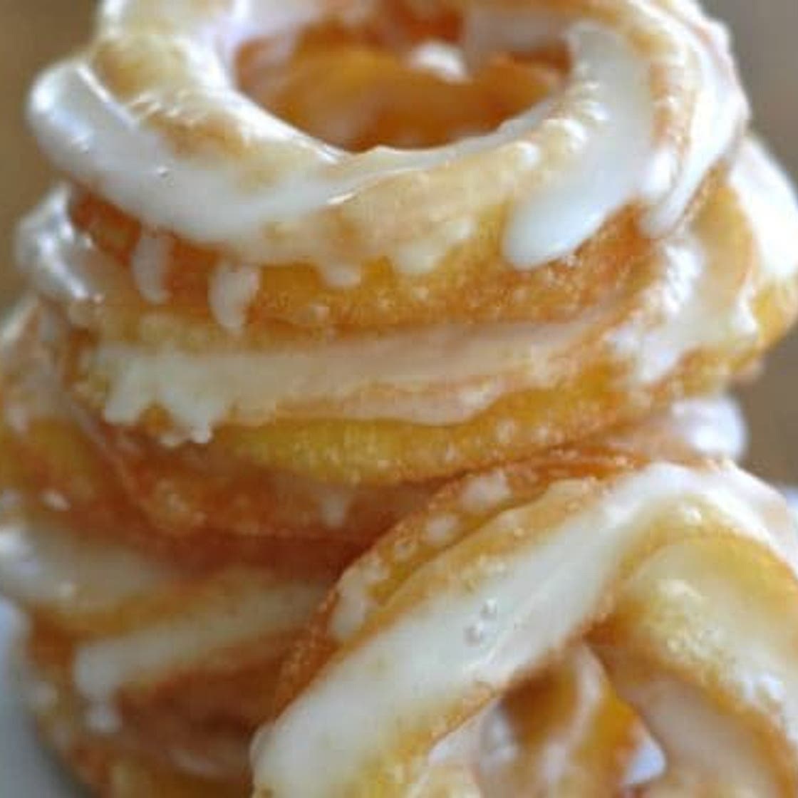 Homemade Honey Cruller Donuts