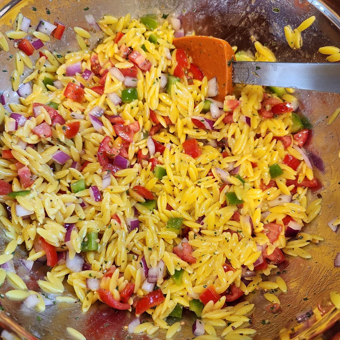 Orzo Primavera Pasta Salad | Slimming & Weight Watchers Friendly