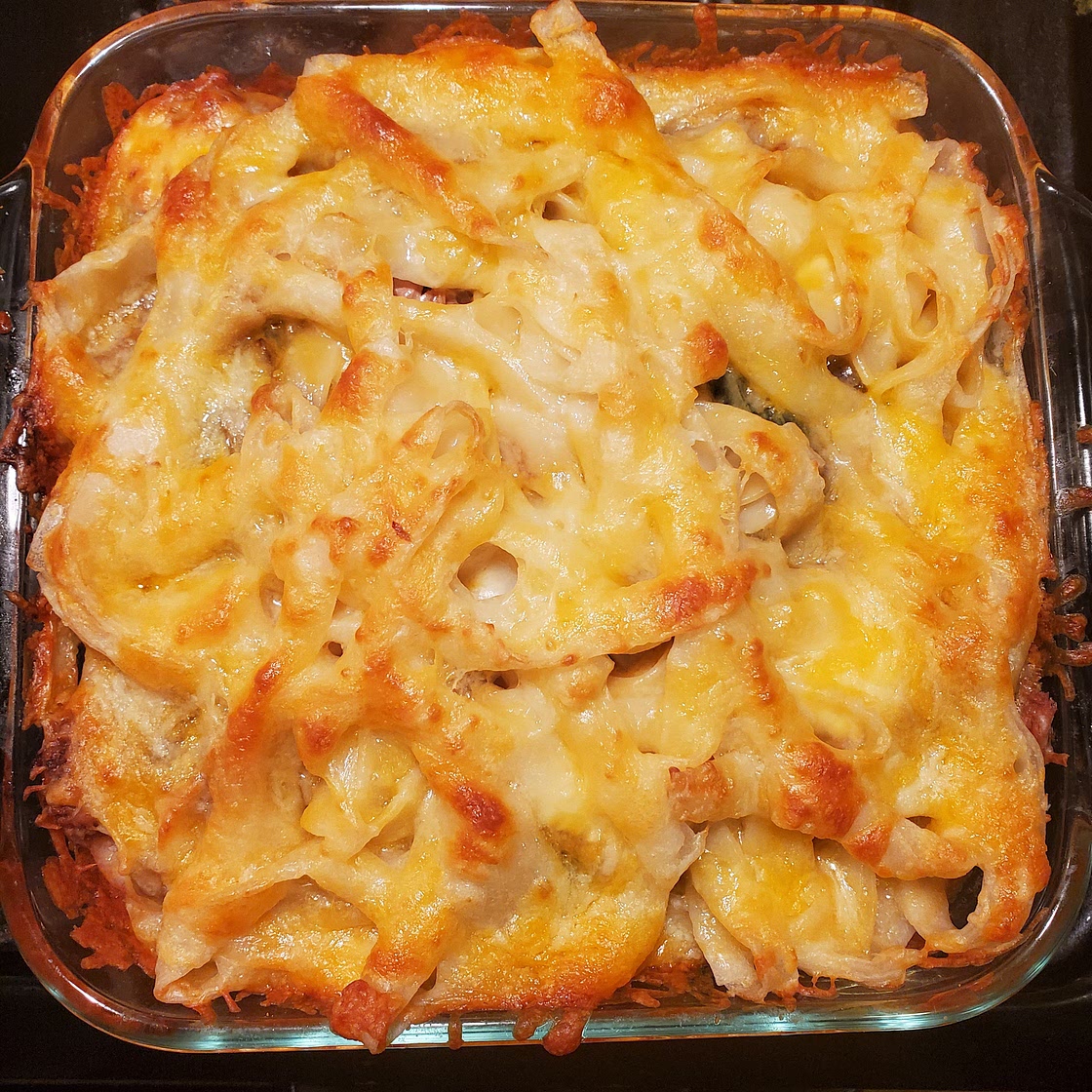 Bruchetta Inspired Baked Pasta
