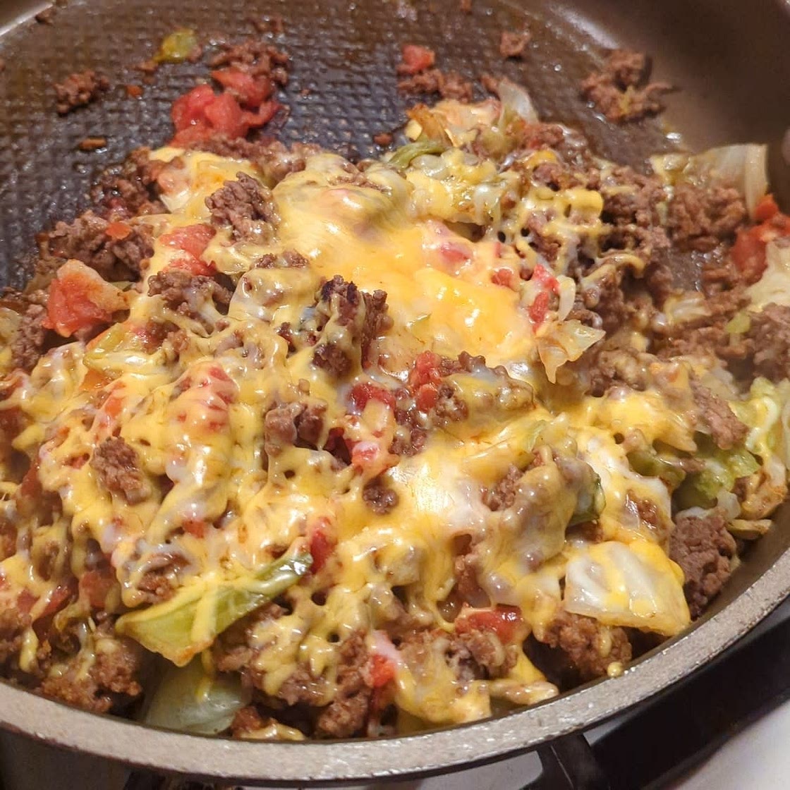 Cabbage Roll Skillet (Easy Keto Ground Beef Dinner Recipe)