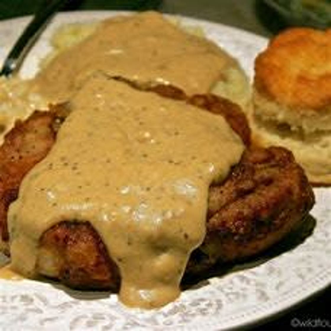 Country Pork Chop w/ Gravy