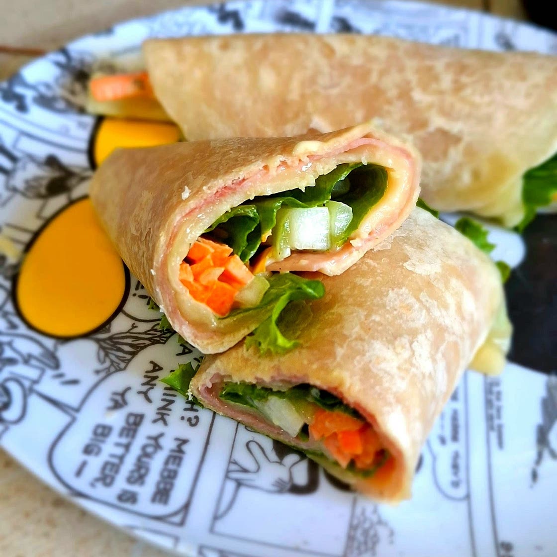 Wrap Cremoso de Pechuga de Pavo y Queso