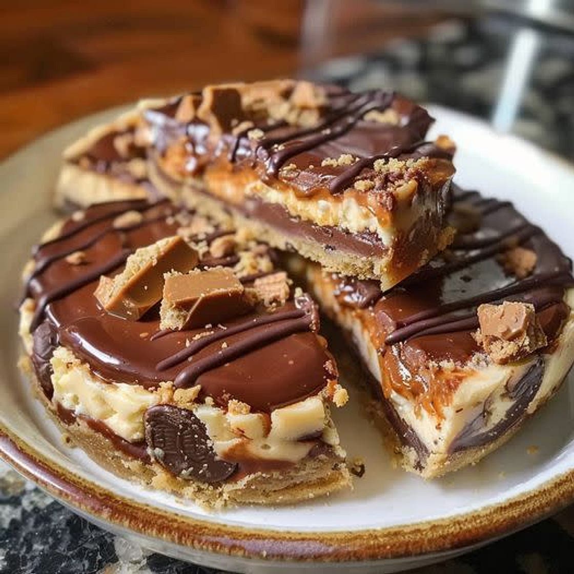 Gooey Reese's Cheesecake Cookies