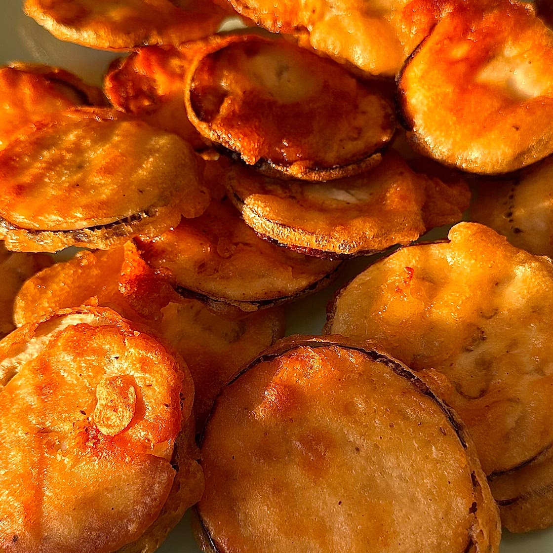 Crispy Aubergine Fritters  