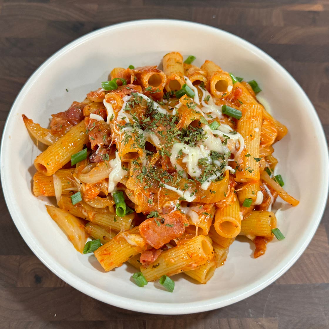 15-Minute DELICIOUS Kimchi Pasta Recipe✨