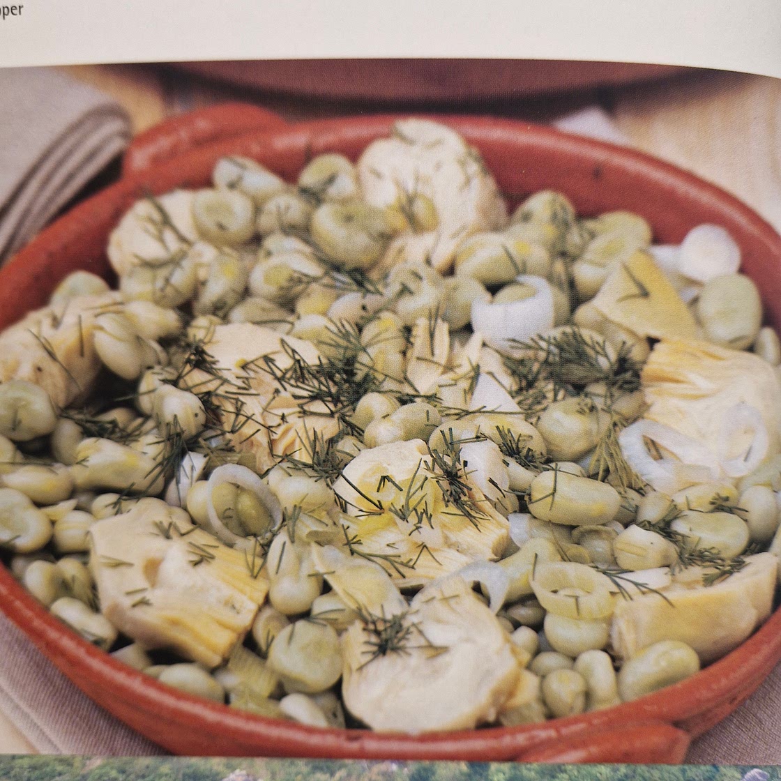 artichoke hearts with broad beans - page 194