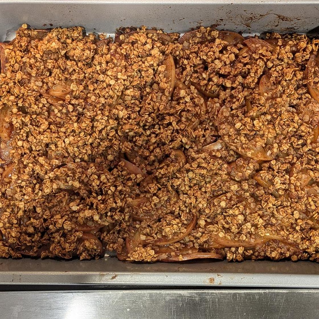 Apple Crumble with Oats
