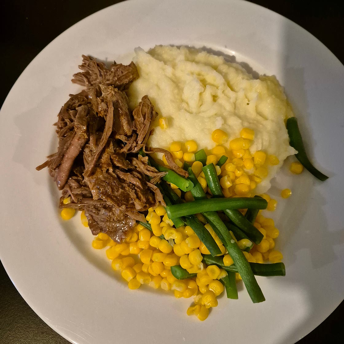 Beef brisket and mash