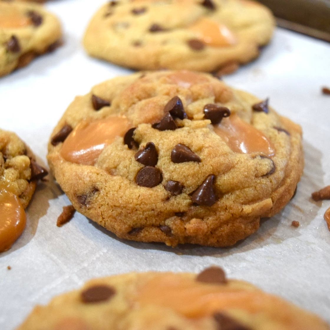 Caramel Chocolate cookies