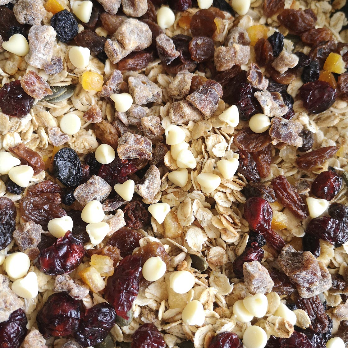 White Chocolate and Cranberry Granola
