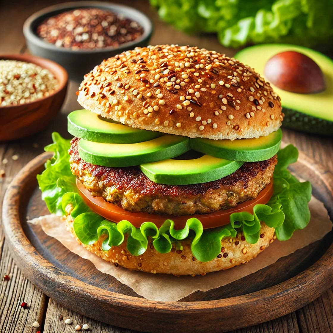 Burger minceur au quinoa