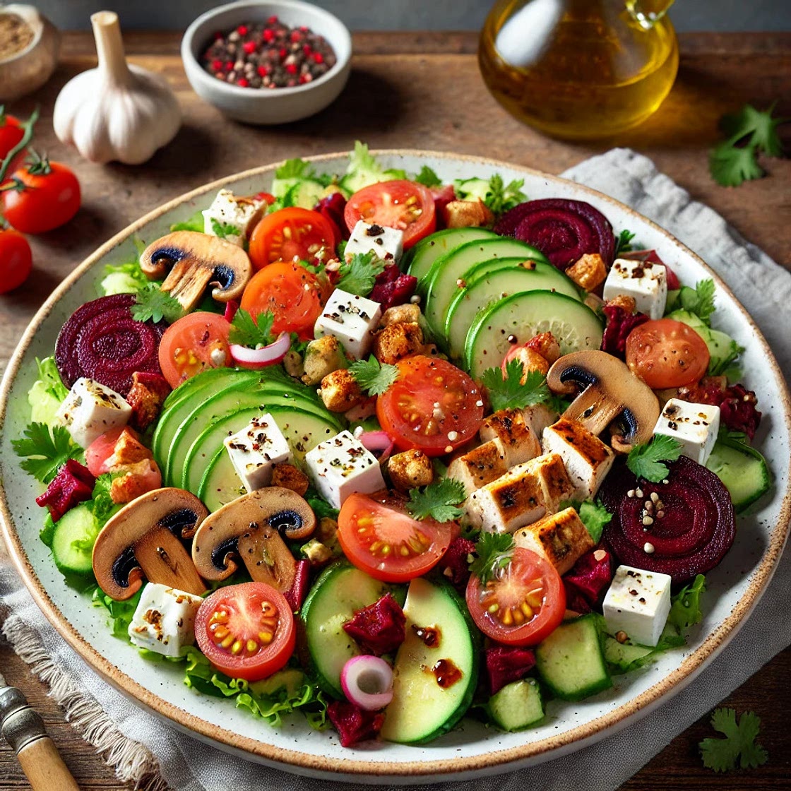 Salade Poulet Seitan
