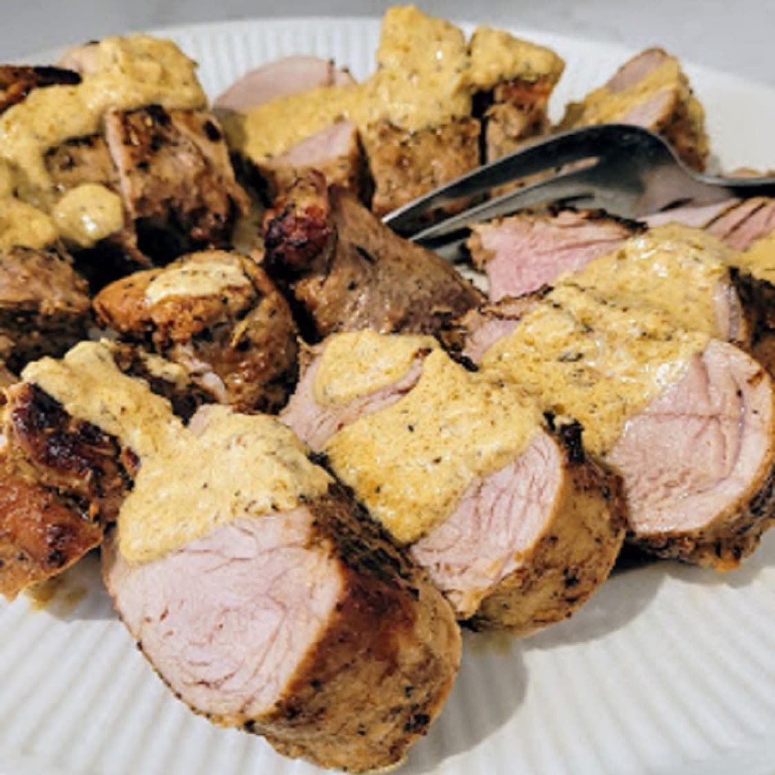 Pork Tenderloin with Dijon Sauce