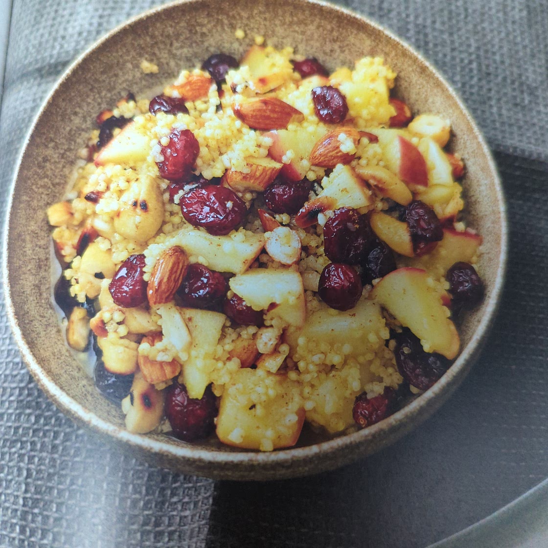 Hirse Bowl mit Cranberrys