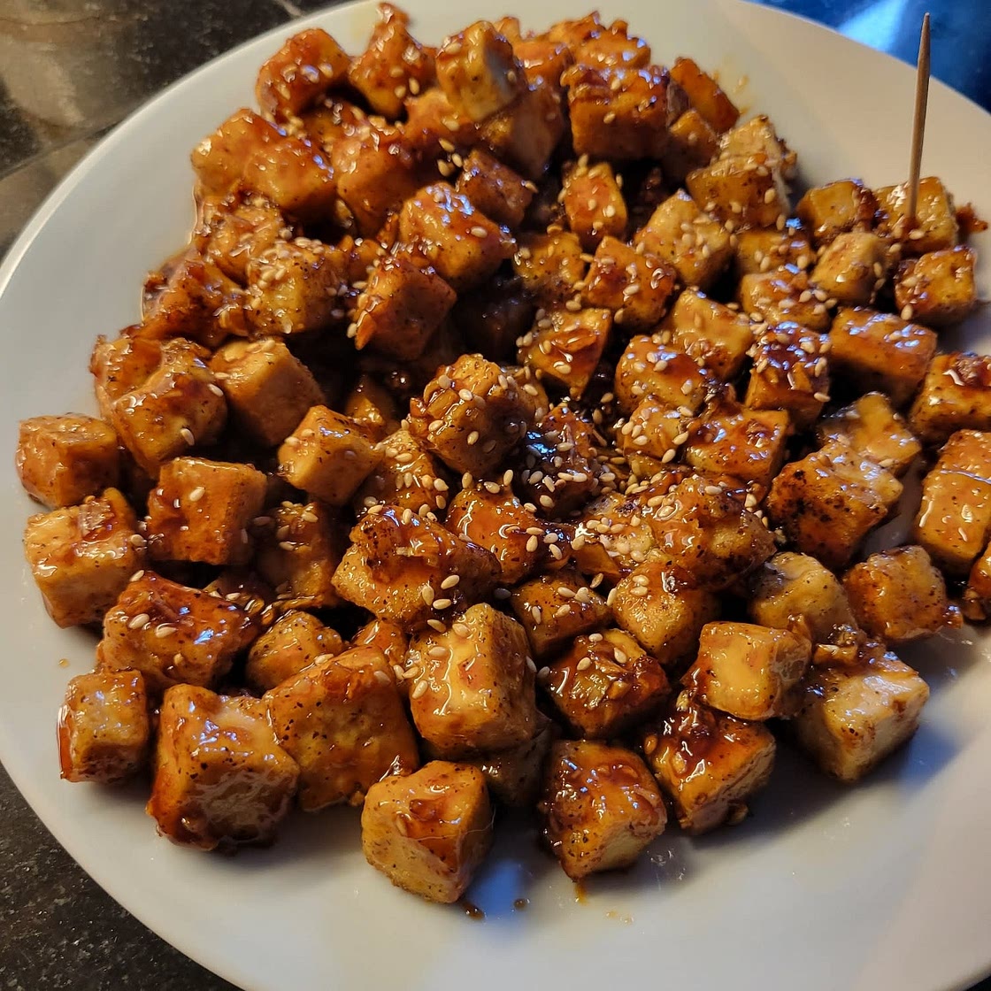 Spicy Honey Garlic Tofu