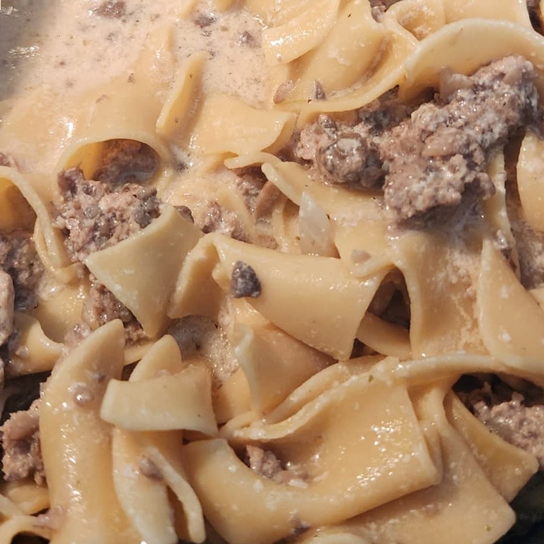 One-Pot Creamy Beef Stroganoff