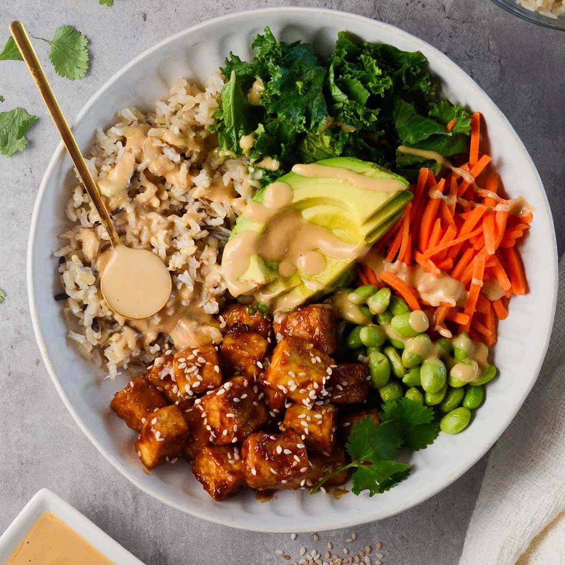 Asian Tofu Buddha Bowl
