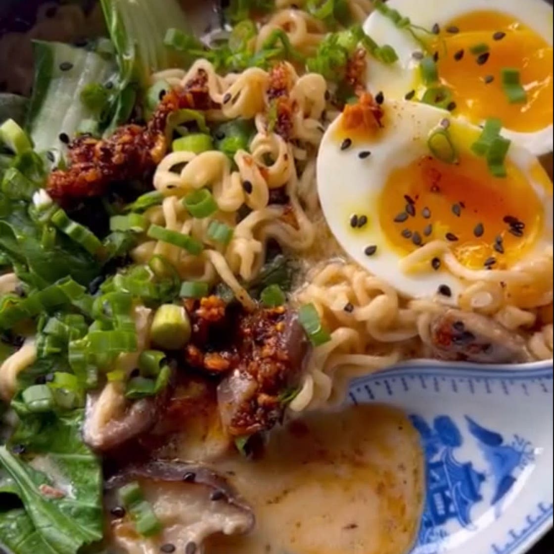 15-Minute Creamy Chicken Ramen