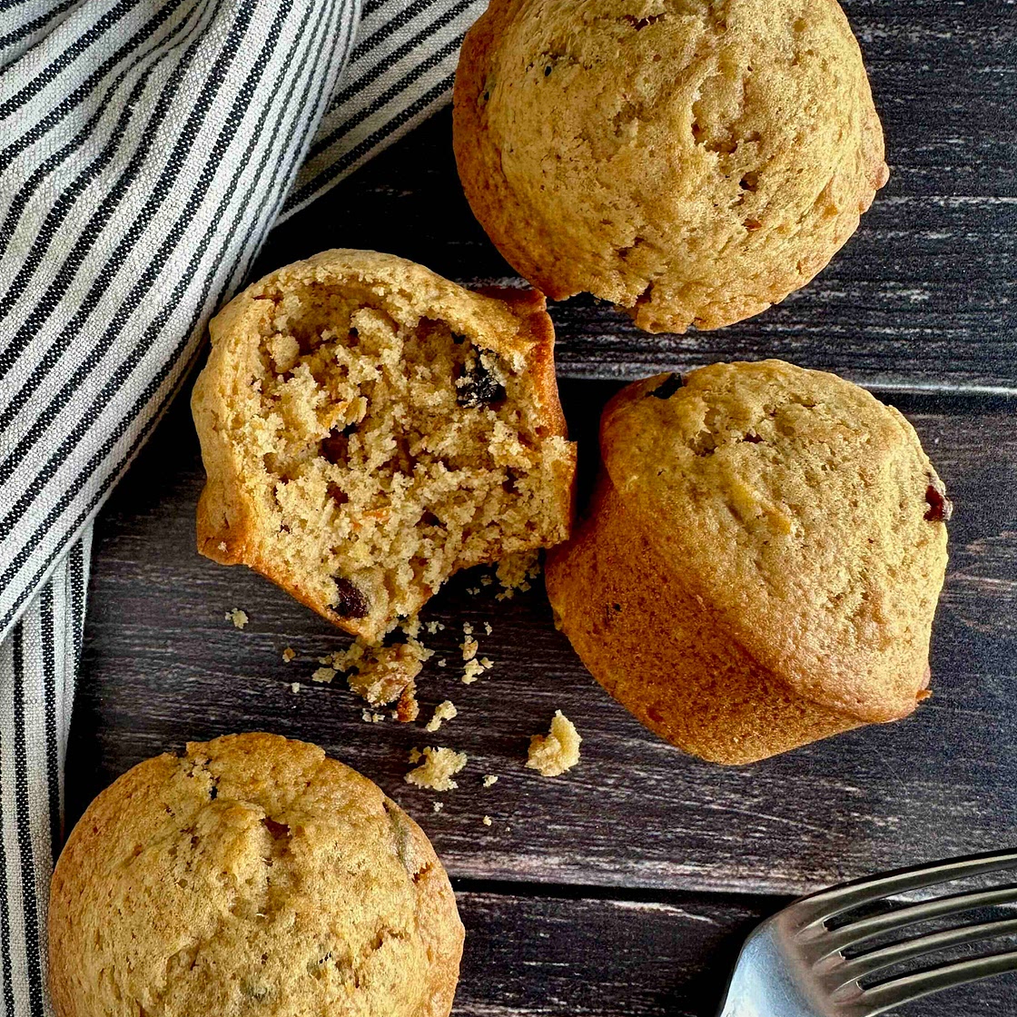 Carrot cake muffins