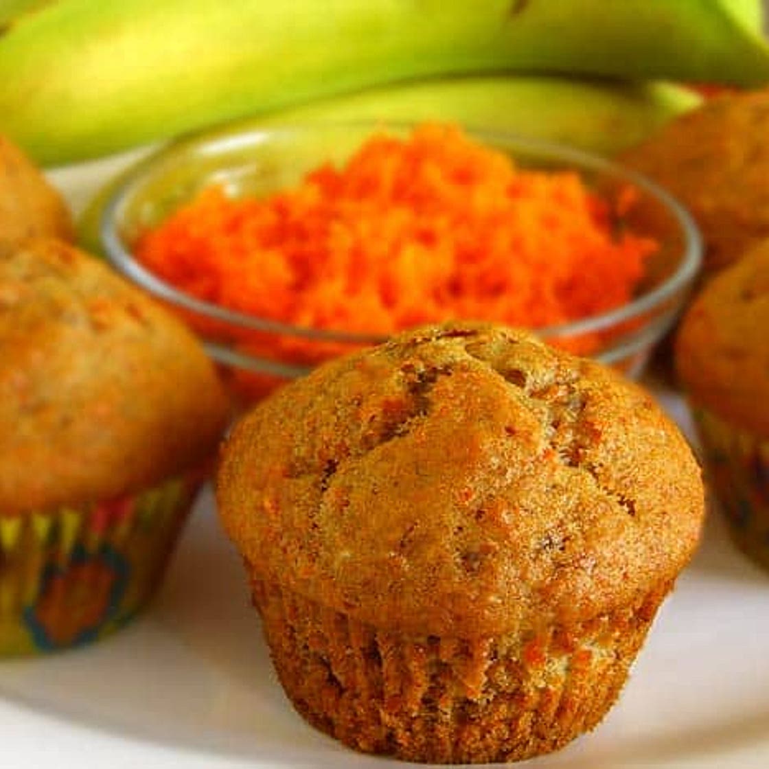 Vegan Banana Carrot Muffins Recipe