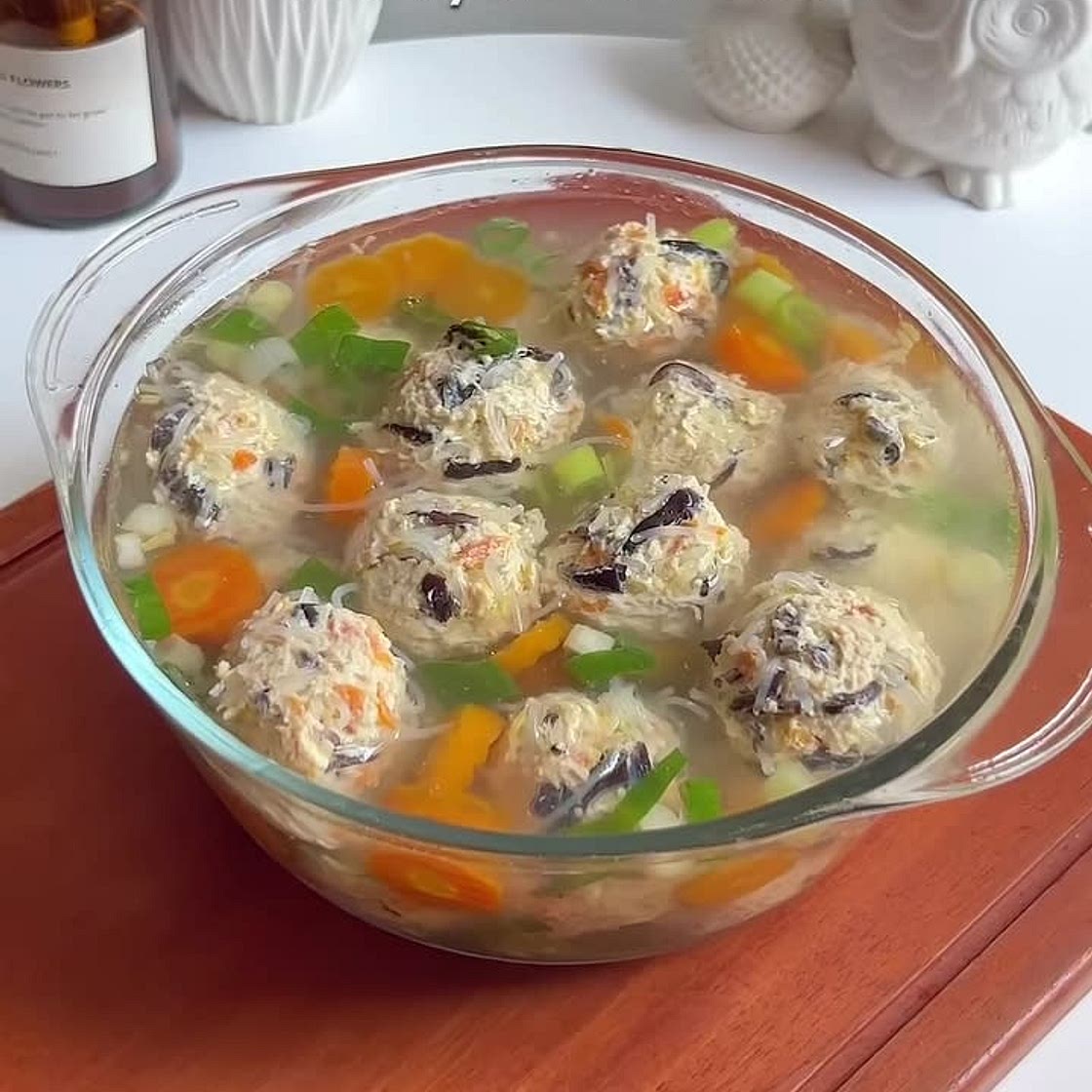 Sup Bola Ayam Rambutan