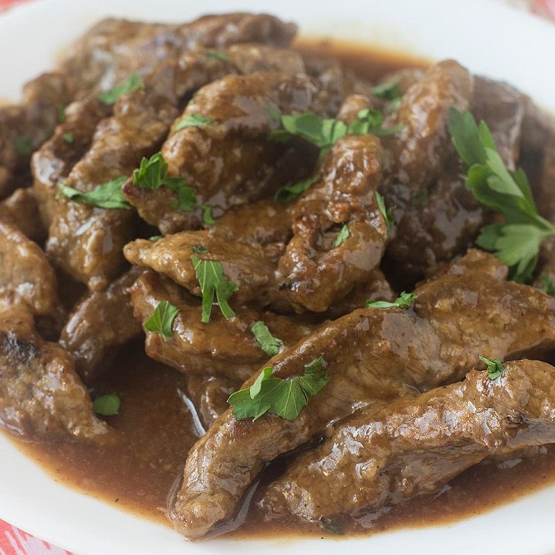 Quick Beef in Gravy