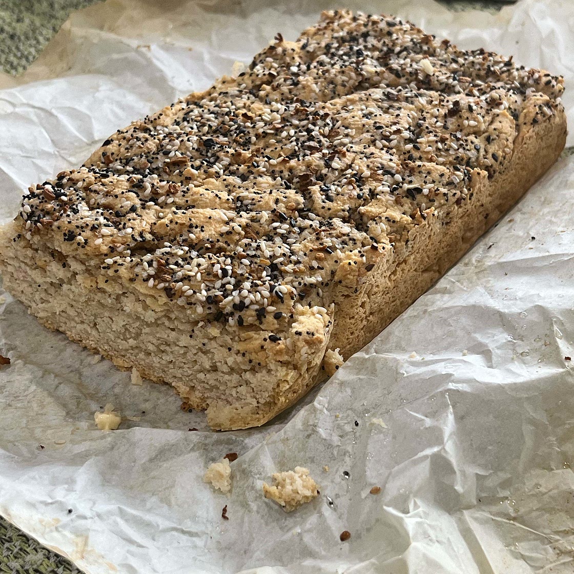5 Ingredient Grain-free Everything Bagel Sandwich Bread