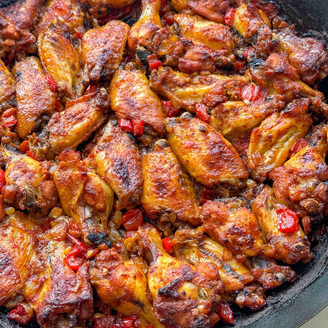 Oven baked wings 
