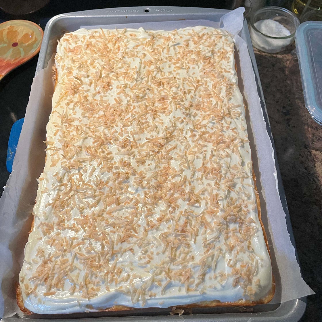Lemon Angel Cake Bars