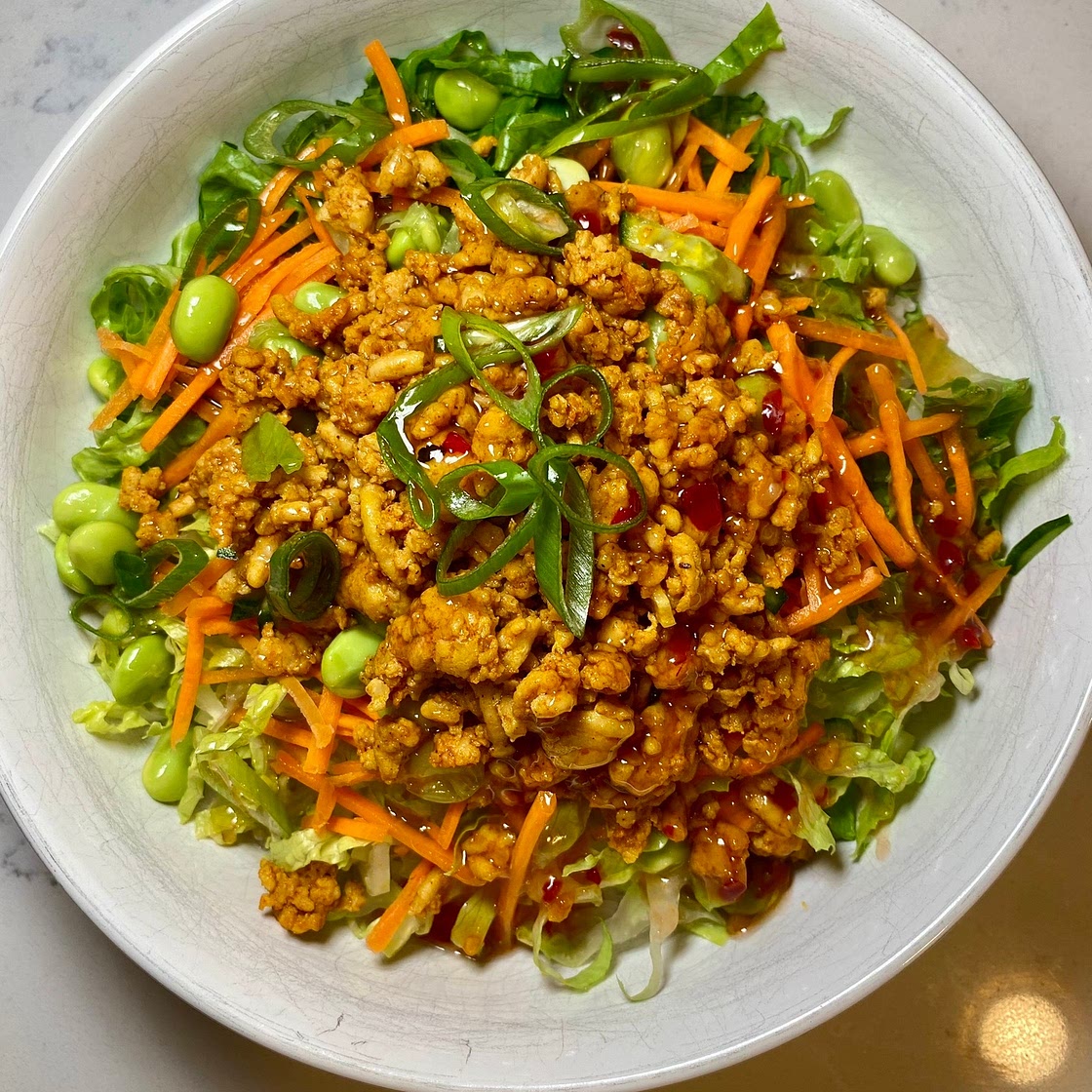 Chili Chicken Crunch Bowl