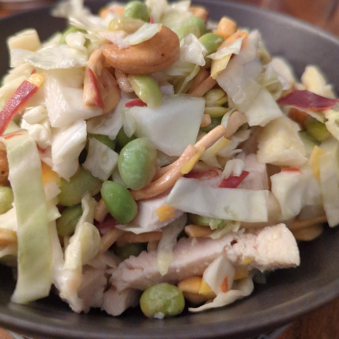 Cashew Crunch Salad with Sesame Dressing