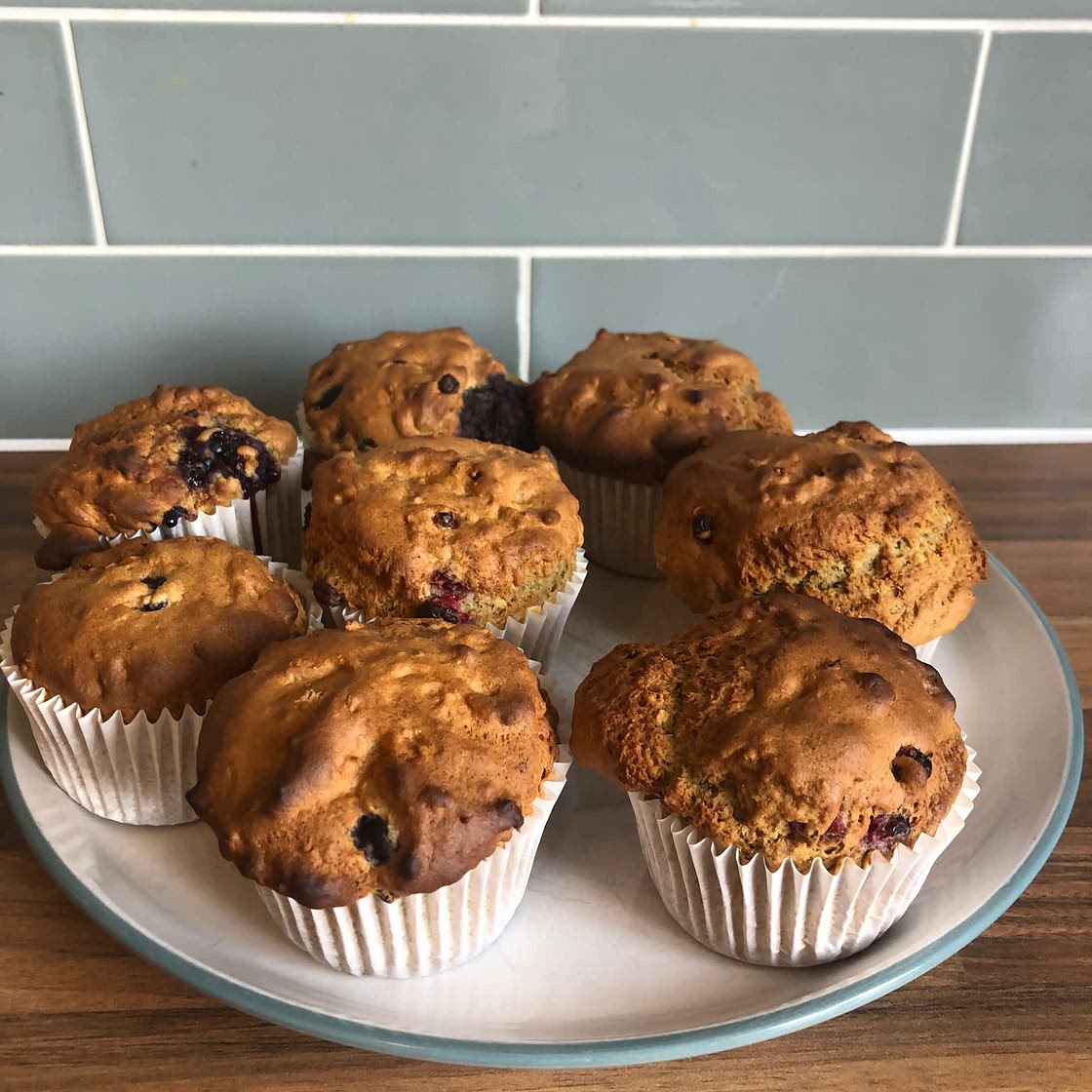 Fruit Vegan Muffins