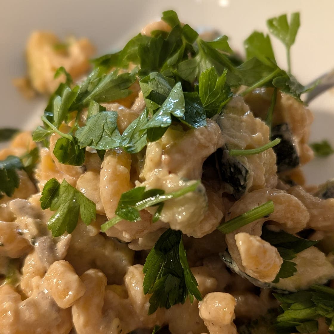 Roasted Zucchini Pasta Salad