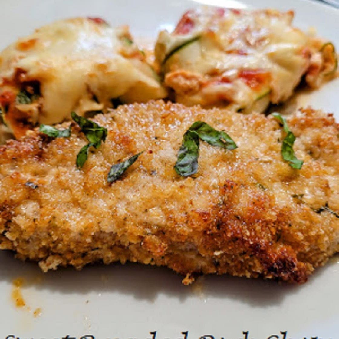 Sweet Breaded Pork Chops