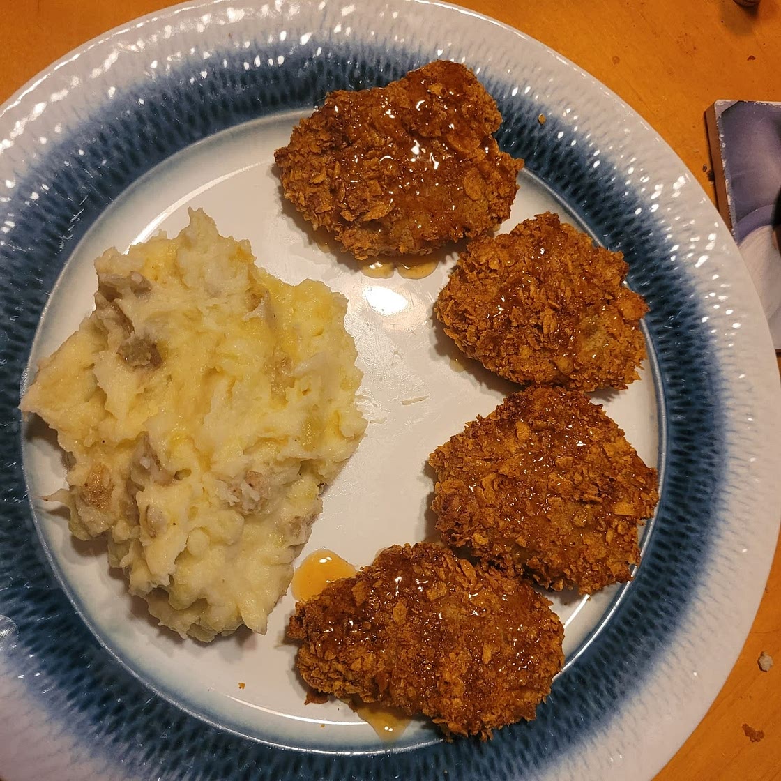 Baked Crunchy Hot Honey Chicken