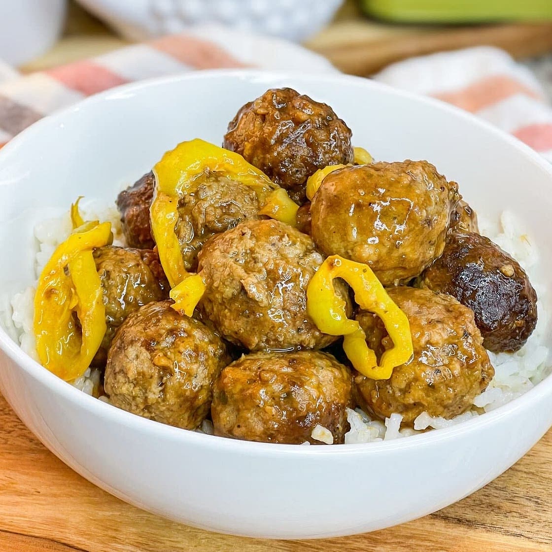 Crock pot Mississippi Meatballs